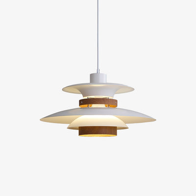 Sylelenne Wood Steel Pendant Lamp