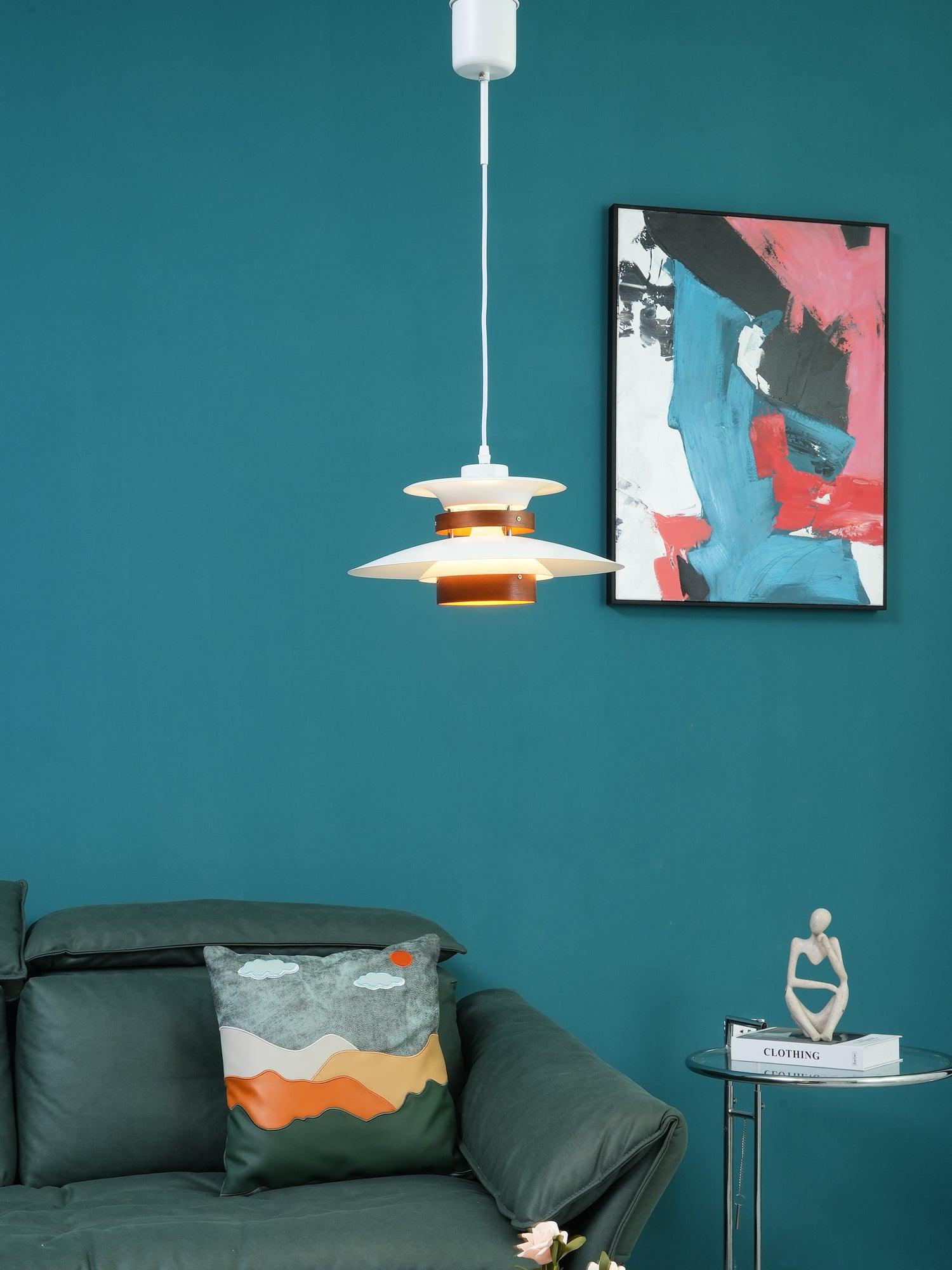 Sylelenne Wood Steel Pendant Lamp