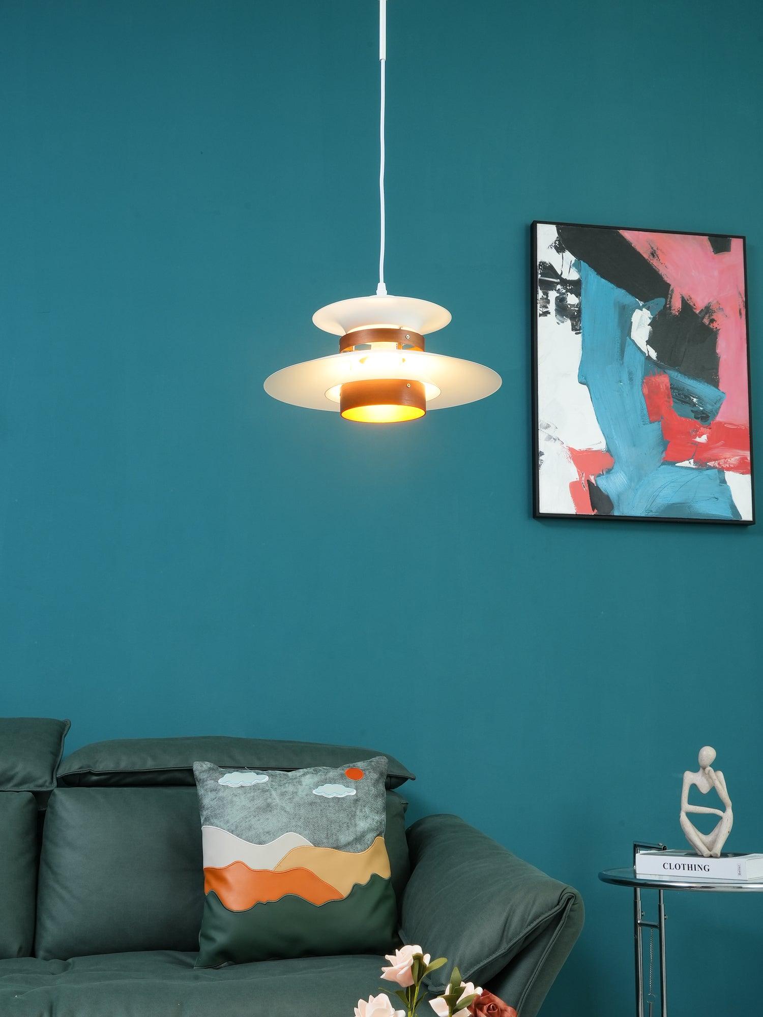 Sylelenne Wood Steel Pendant Lamp