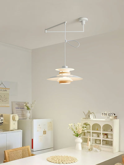 Sylania Steel & Wood Pendant Lamp