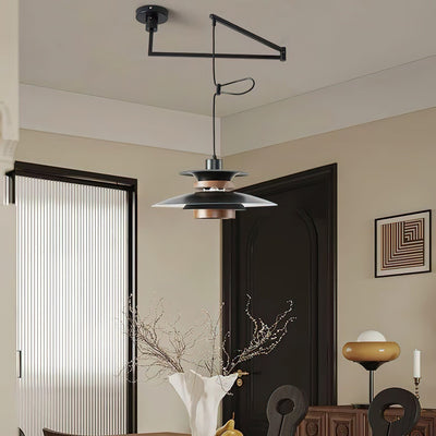 Sylania Steel & Wood Pendant Lamp