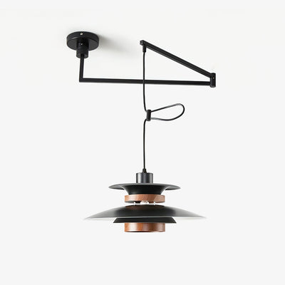 Sylania Steel & Wood Pendant Lamp