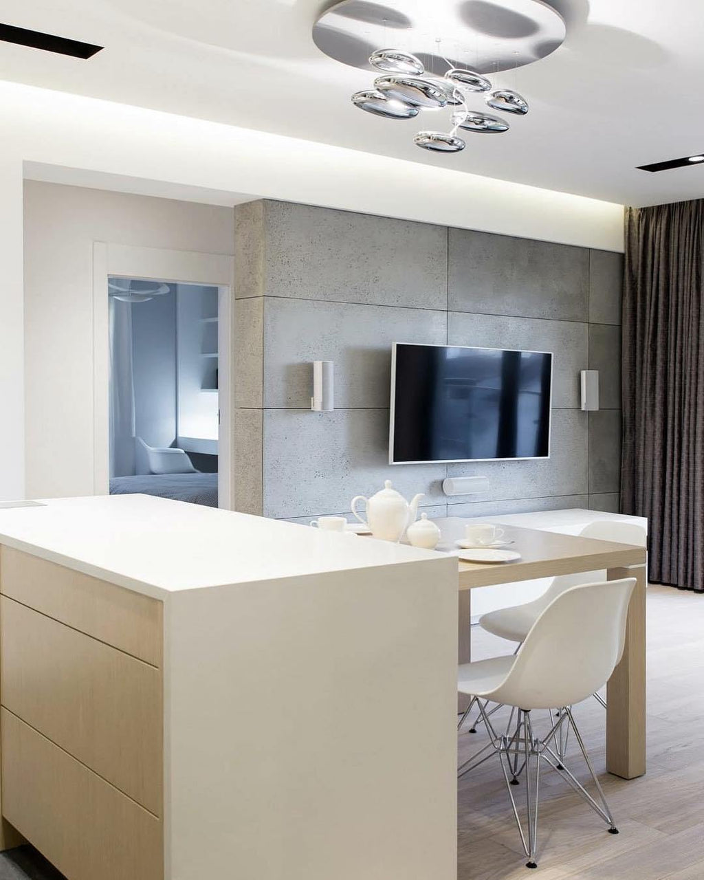 Feririan Ceiling Lamp Aluminum Pebble