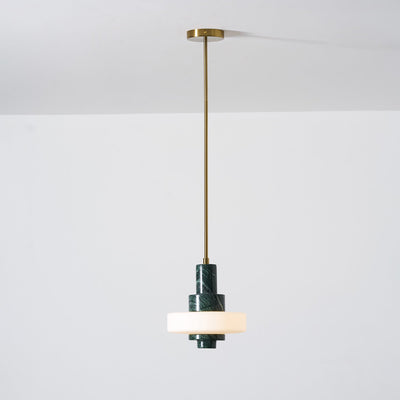 Mercury Green Marble Pendant Lamp