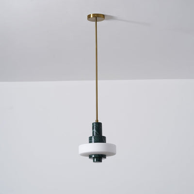Mercury Green Marble Pendant Lamp