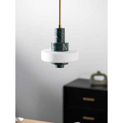 Mercury Green Marble Pendant Lamp