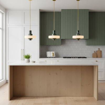 Mercury Green Marble Pendant Lamp