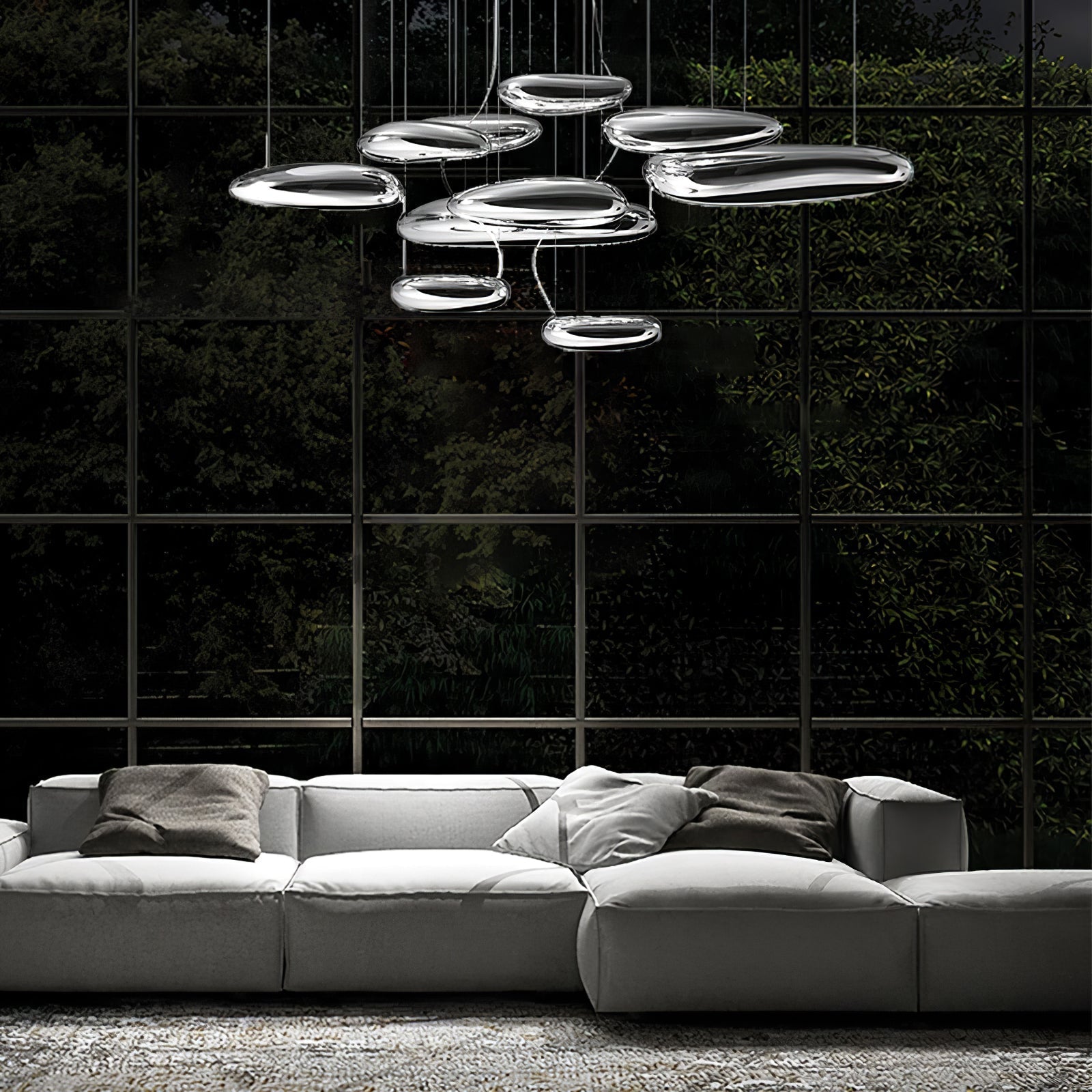 Feririan Ceiling Lamp Aluminum Pebble