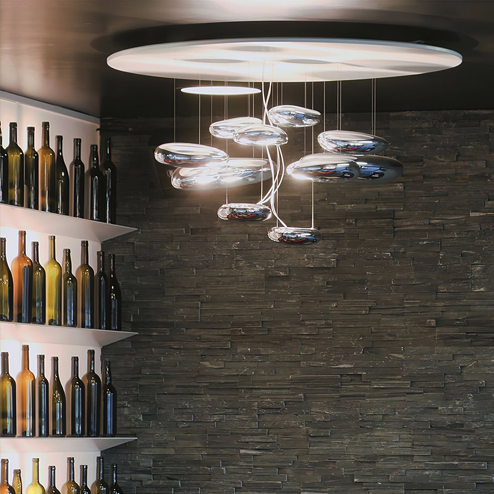 Feririan Ceiling Lamp Aluminum Pebble