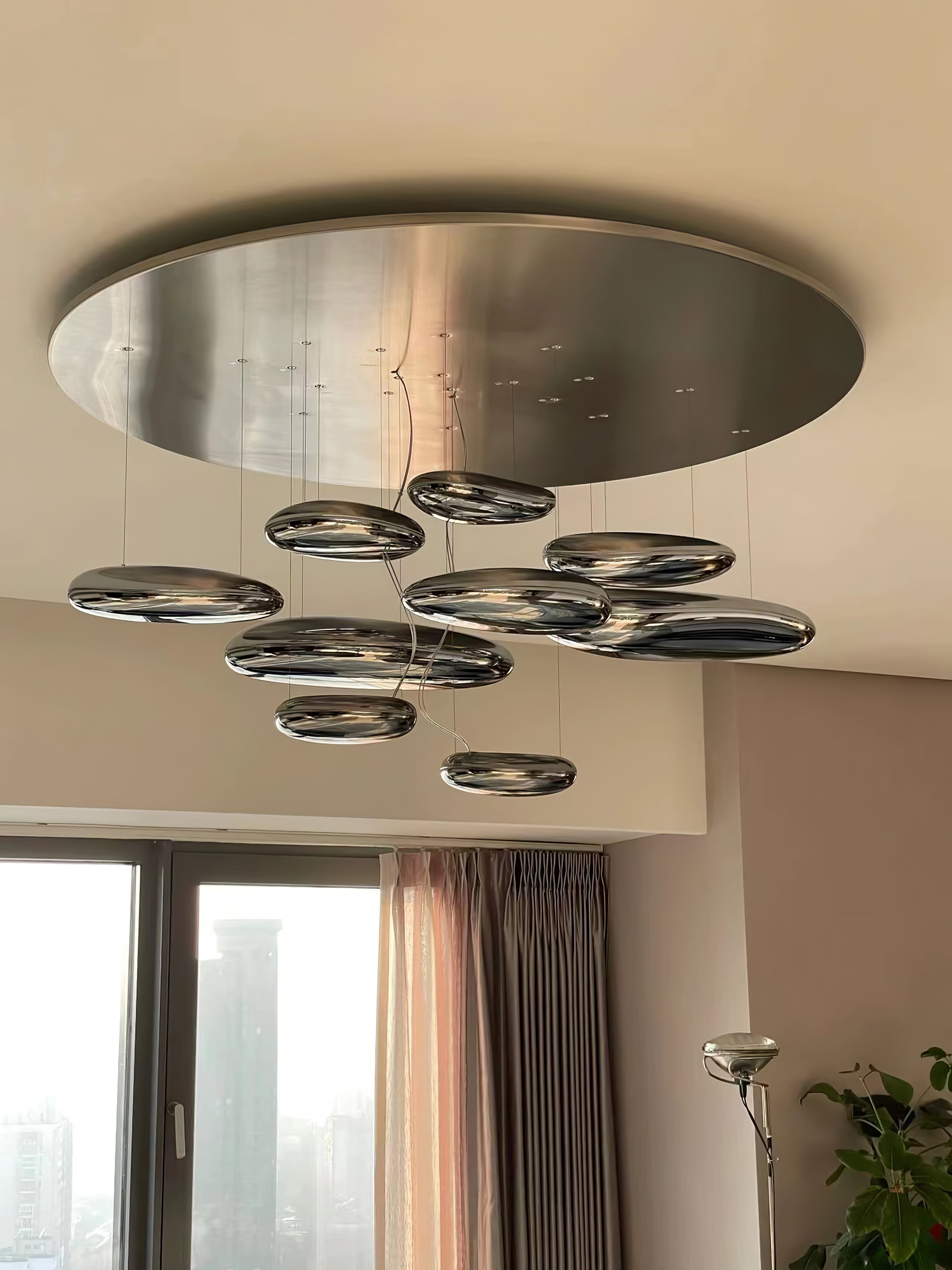 Feririan Ceiling Lamp Aluminum Pebble