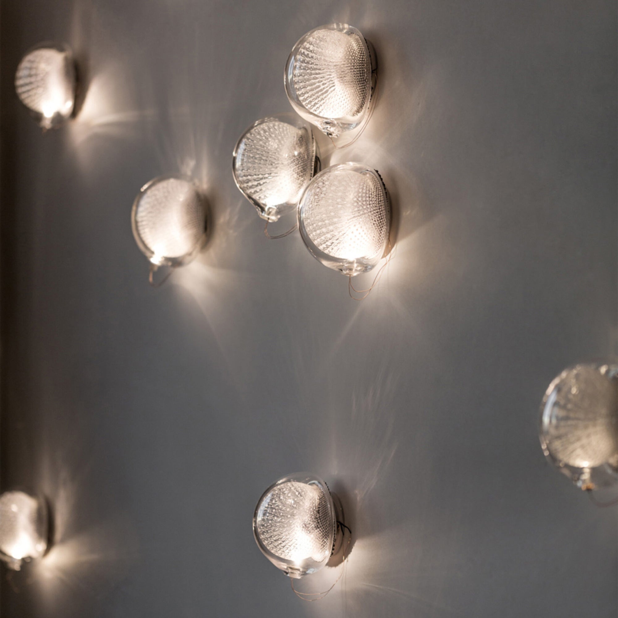 Sostor Wall Lamp Premium Nordic Art Glass Metal