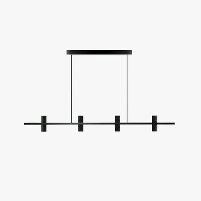 Nernis Pendant Lamp Parallel  Black Travertine  Minimalist Linear