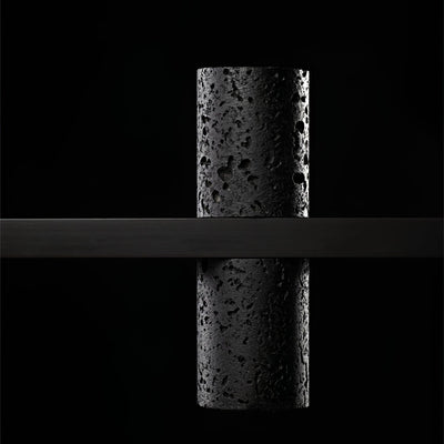 Nernis Pendant Lamp Parallel  Black Travertine  Minimalist Linear