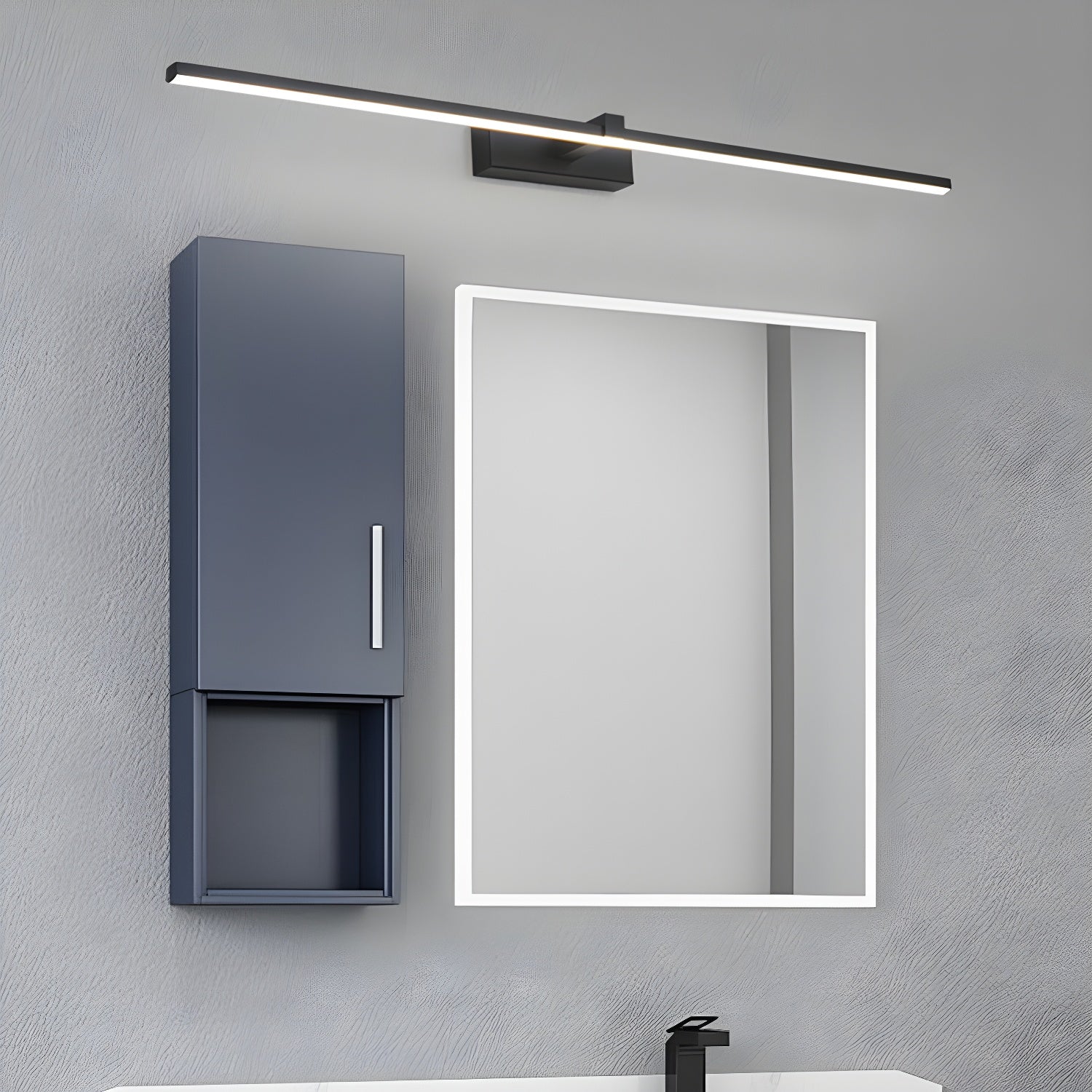 Yume Linear Modern Minimalist Mirror Wall Light