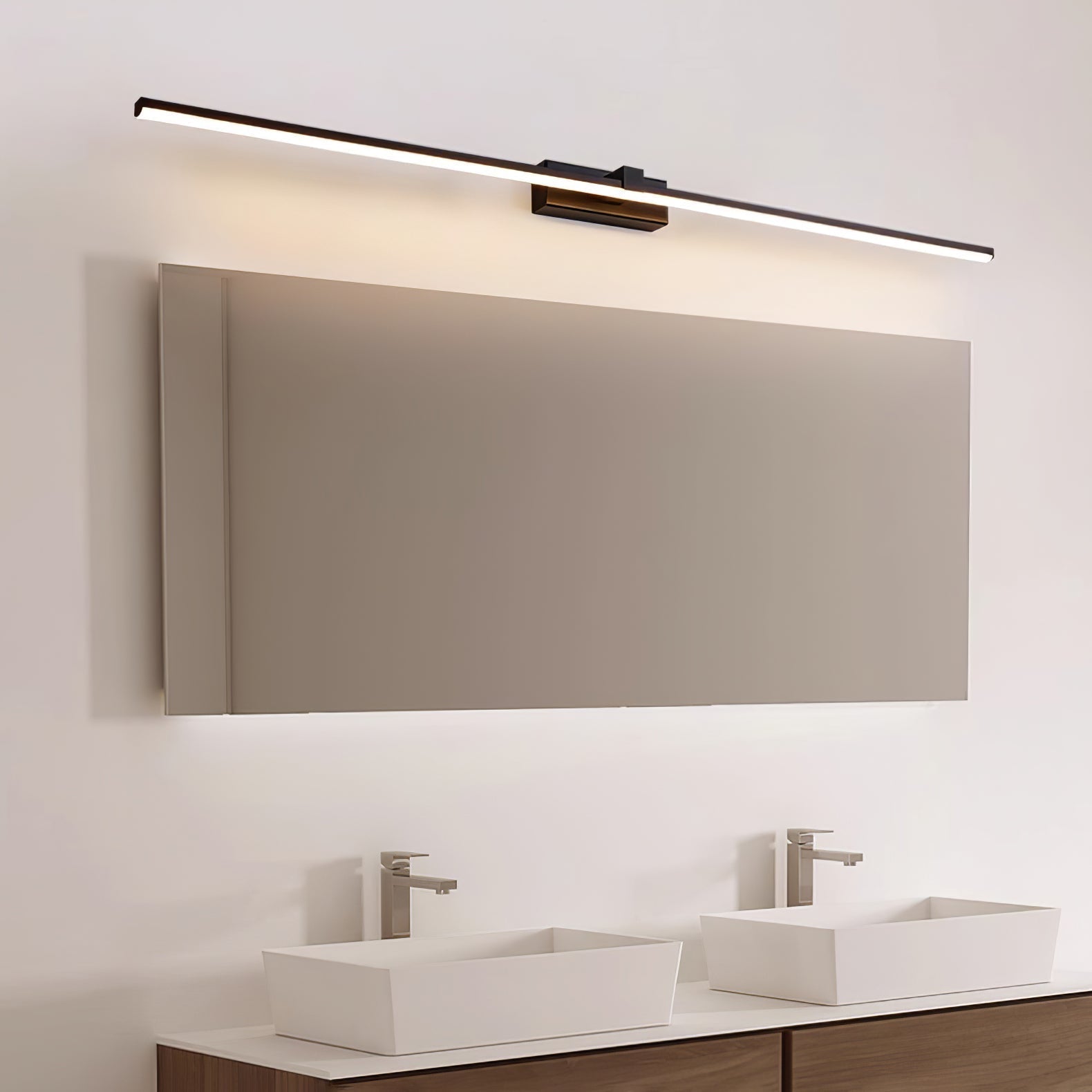 Yume Linear Modern Minimalist Mirror Wall Light