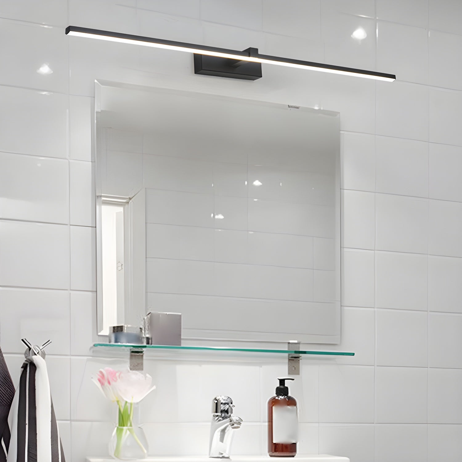 Yume Linear Modern Minimalist Mirror Wall Light