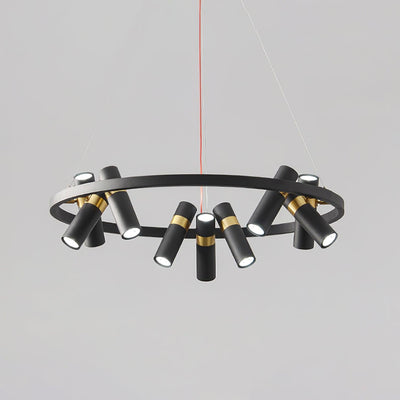Celenora Industrial Acrylic Chandelier