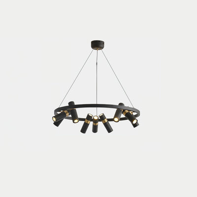 Celenora Industrial Acrylic Chandelier