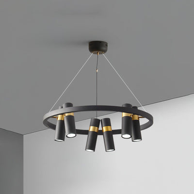 Celenora Industrial Acrylic Chandelier