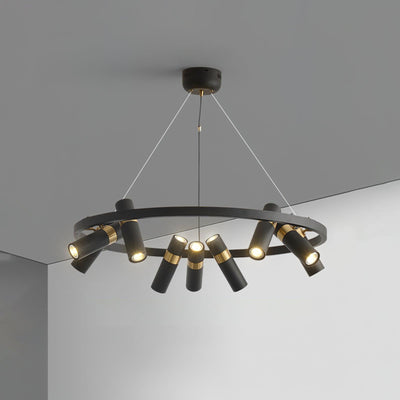 Celenora Industrial Acrylic Chandelier