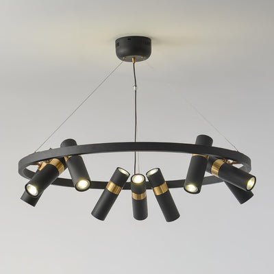 Celenora Industrial Acrylic Chandelier