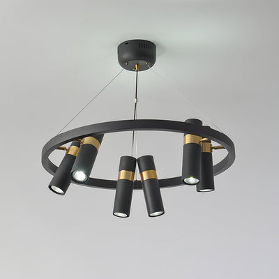 Celenora Industrial Acrylic Chandelier