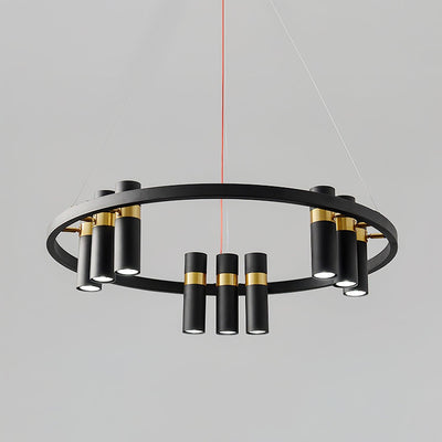 Celenora Industrial Acrylic Chandelier