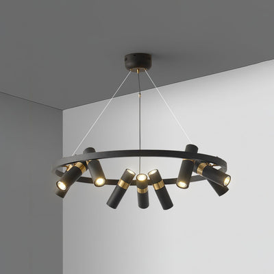 Celenora Industrial Acrylic Chandelier
