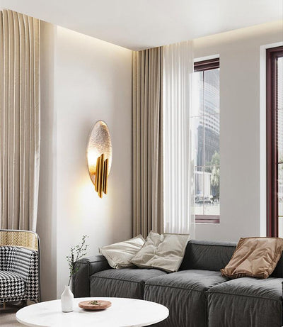 Aurerielle Wall Sconce Gold Black Minimalist