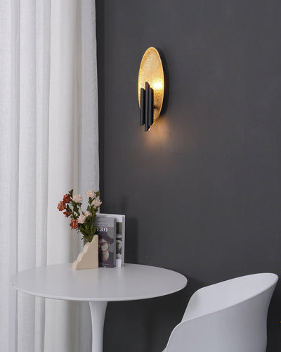 Aurerielle Wall Sconce Gold Black Minimalist
