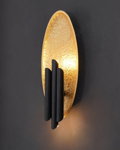 Aurerielle Wall Sconce Gold Black Minimalist