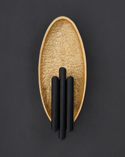 Aurerielle Wall Sconce Gold Black Minimalist