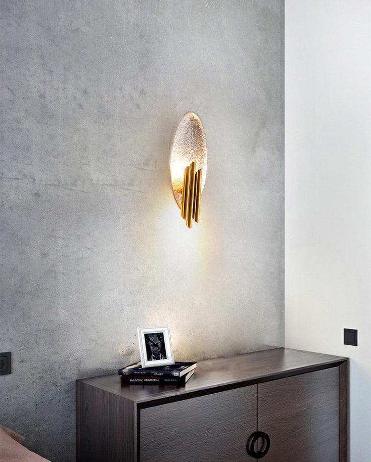 Aurerielle Wall Sconce Gold Black Minimalist