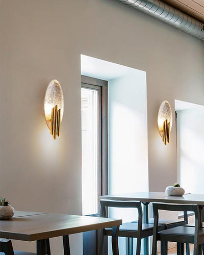 Aurerielle Wall Sconce Gold Black Minimalist