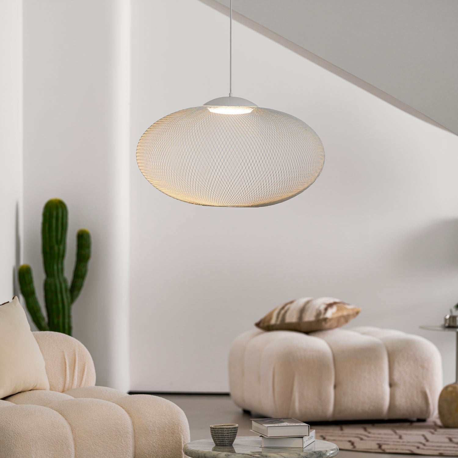 Orelenira Pendant Lamp Metallic Mesh Black