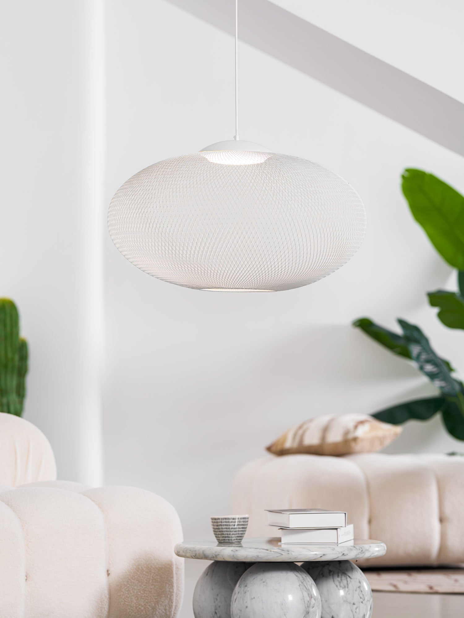 Orelenira Pendant Lamp Metallic Mesh Black