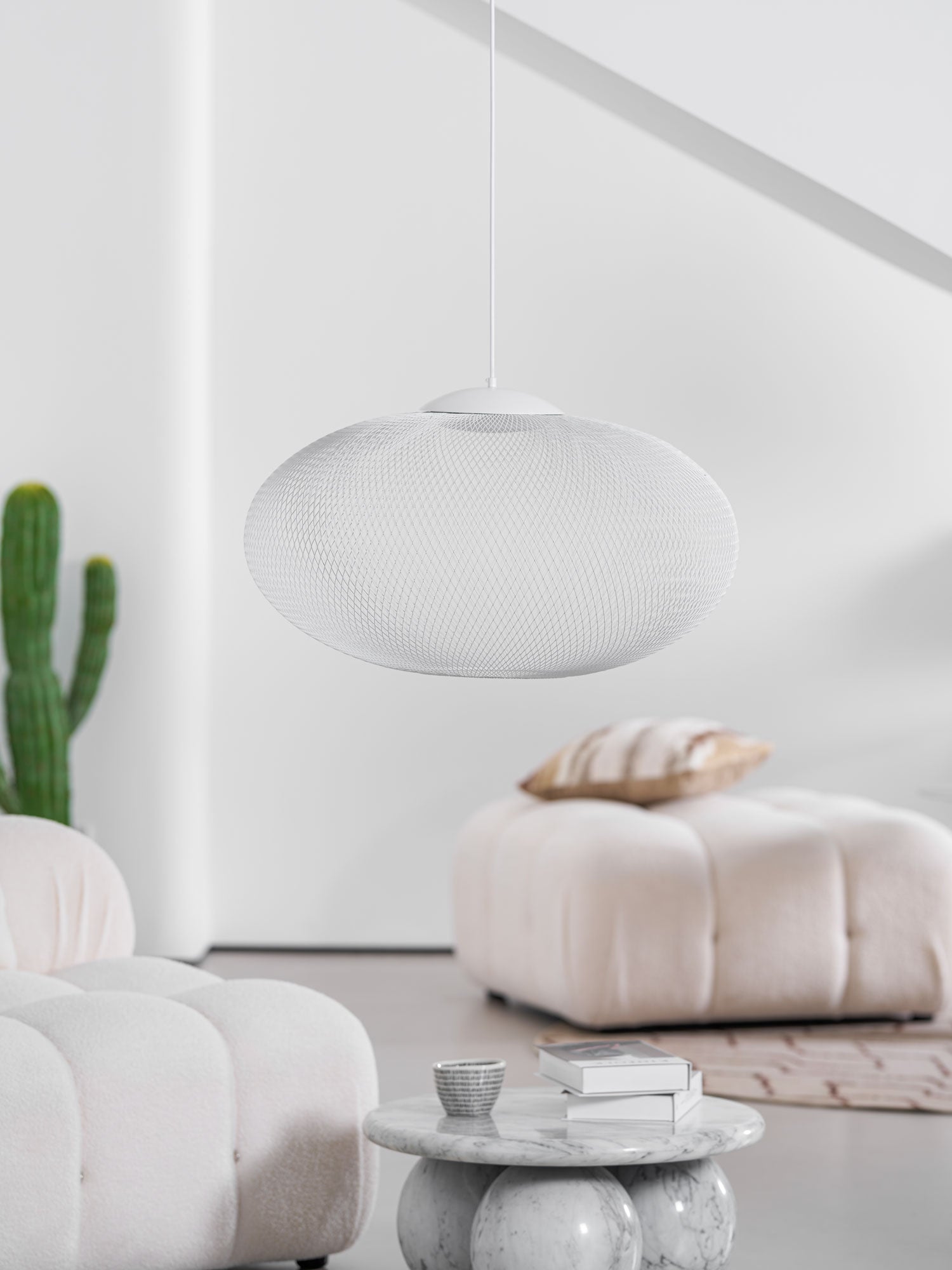 Orelenira Pendant Lamp Metallic Mesh Black