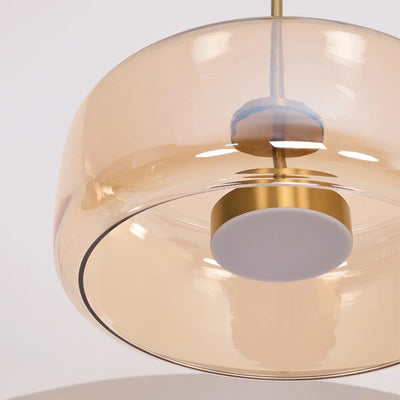 Aria Pendant Light Glass Morden Living Room - Neutral Decor