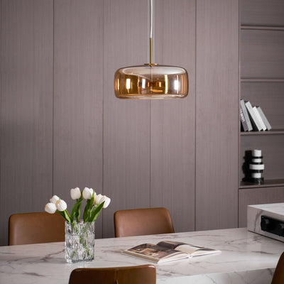 Obsidian Modern Glass Pendant Light
