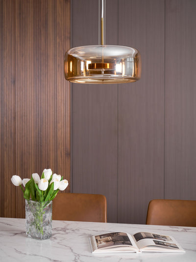 Obsidian Modern Glass Pendant Light