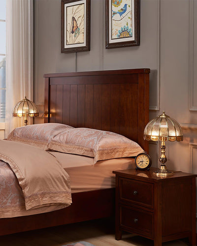 Brillix Brass & Glass Glam Table Lamp - Neutral Decor
