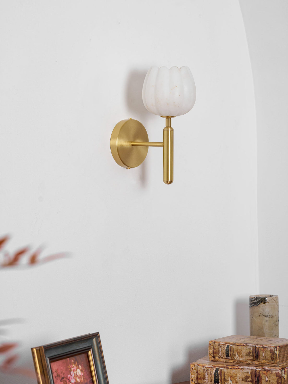 Aurewick Alabaster Indoor Wall Light