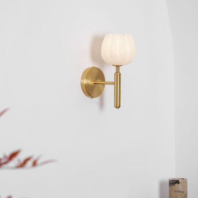 Aurewick Alabaster Indoor Wall Light