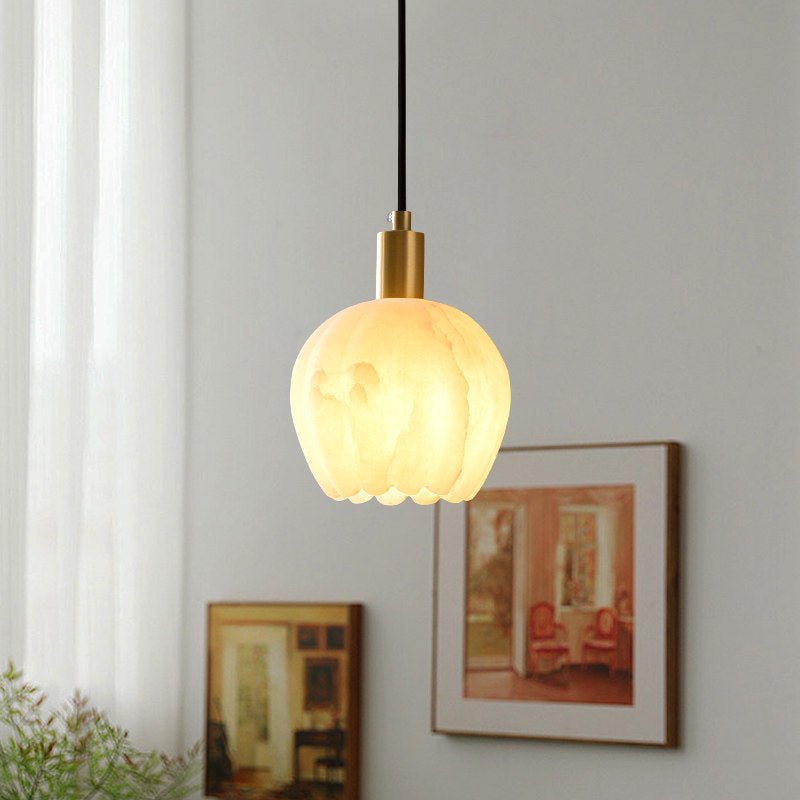 Albuenne Mian Alabaster Pendant Lamp