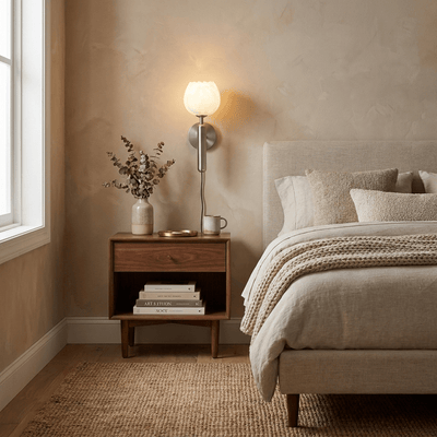 Ysoline Alabaster Plug-in Wall Lamp