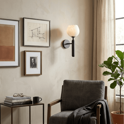 Aurewick Alabaster Indoor Wall Light