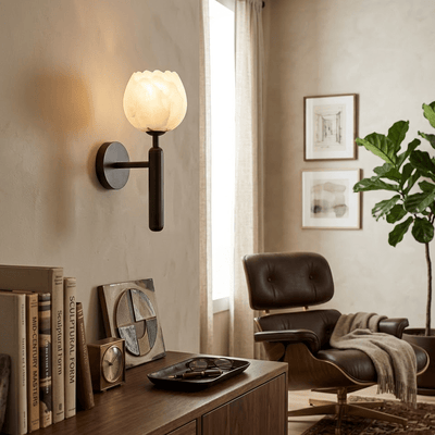 Aurewick Alabaster Indoor Wall Light