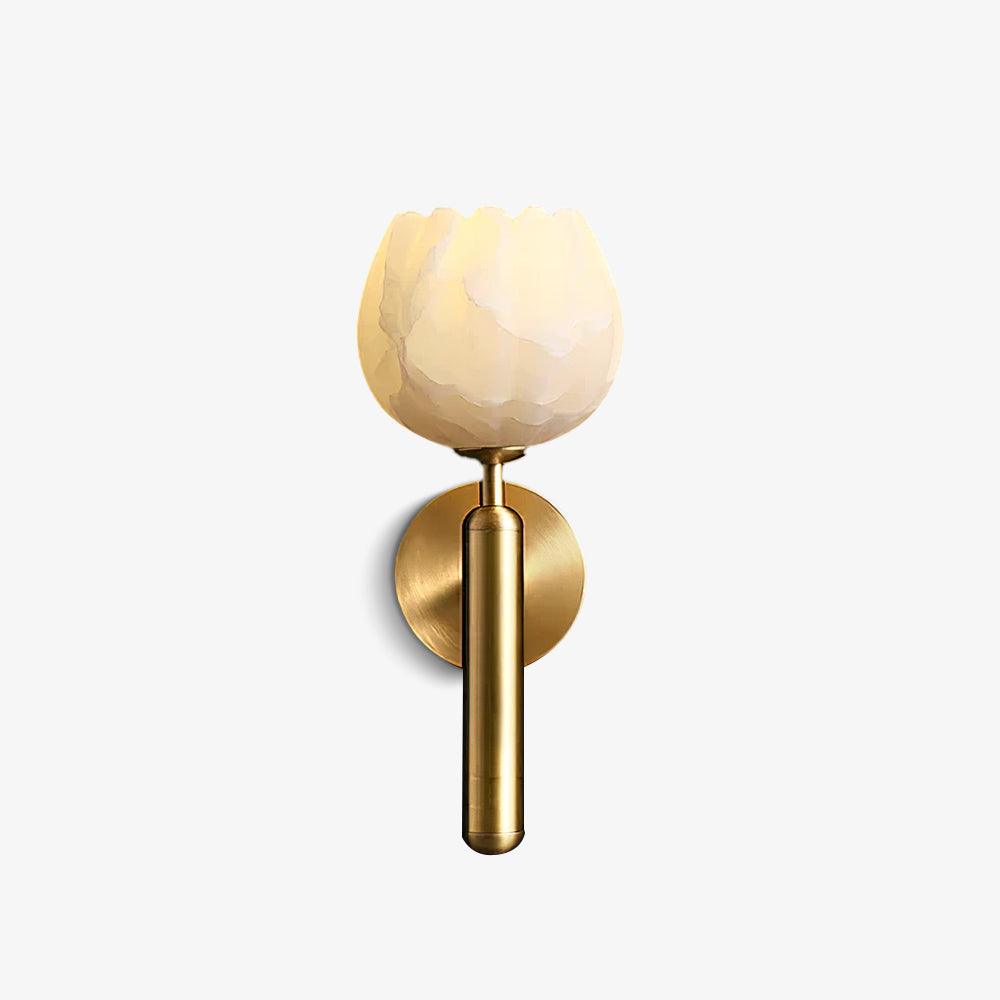 Valentina Alabaster Flowers Wall Lamp