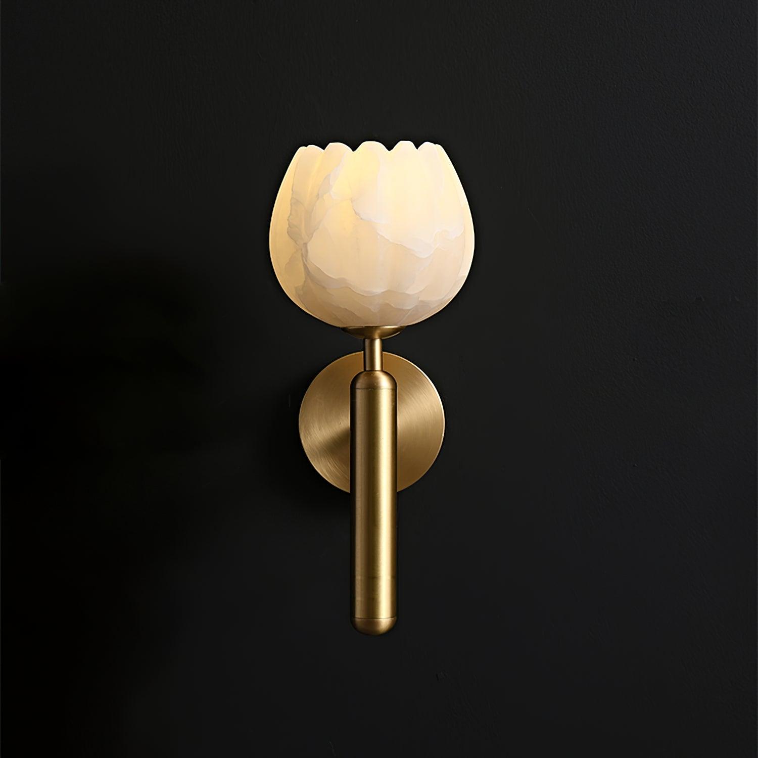 Ysoline Alabaster Plug-in Wall Lamp