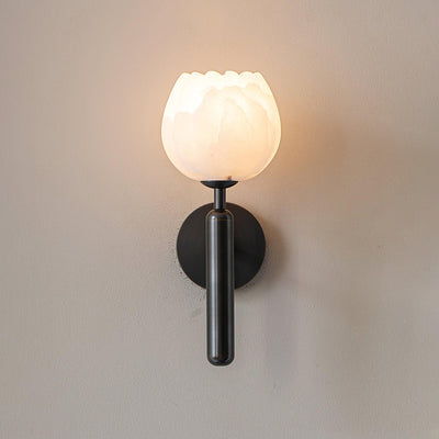 Ysoline Alabaster Plug-in Wall Lamp